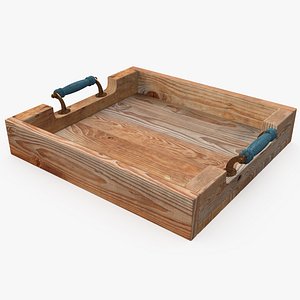 Wooden Tray With Beautiful Handles