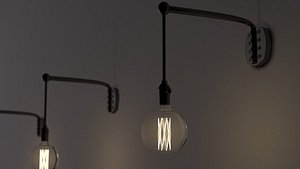 edison vintage bulb 3D