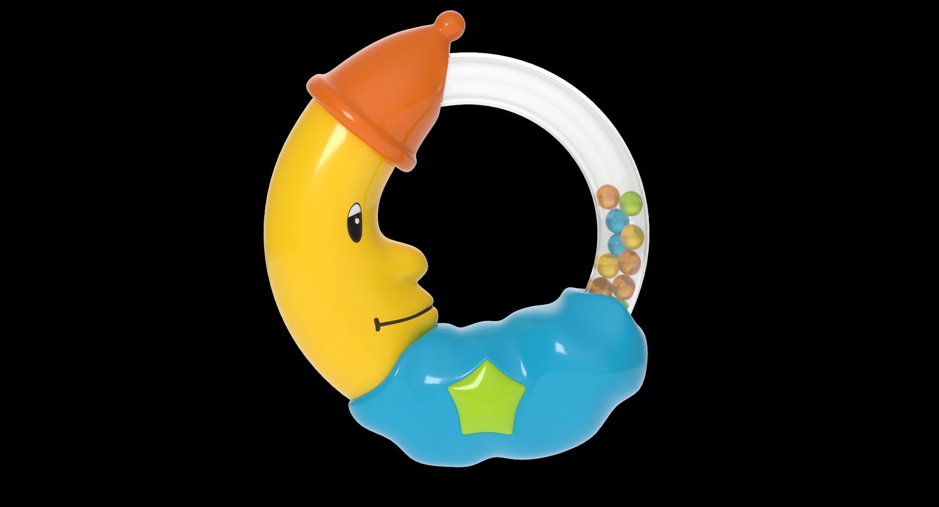 3D Rattle Baby Moon Model - TurboSquid 1219839