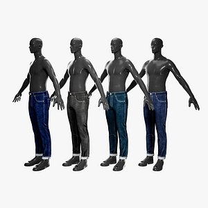 Mens Pants 3D model