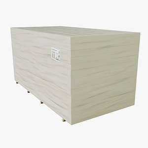 Insulation Boards Stack 3D model