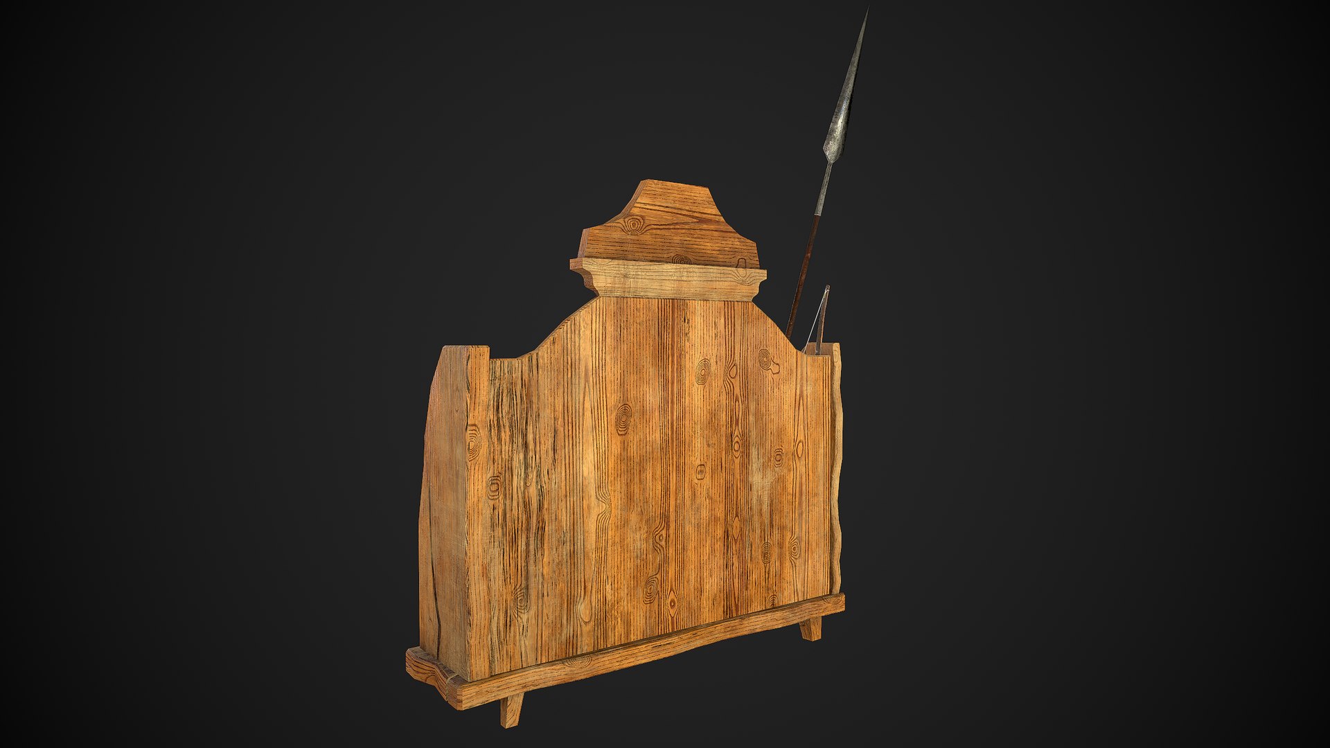 Rack With Viking Weapons 3D Model - TurboSquid 1940383