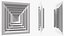 Air Vent Diffuser Square