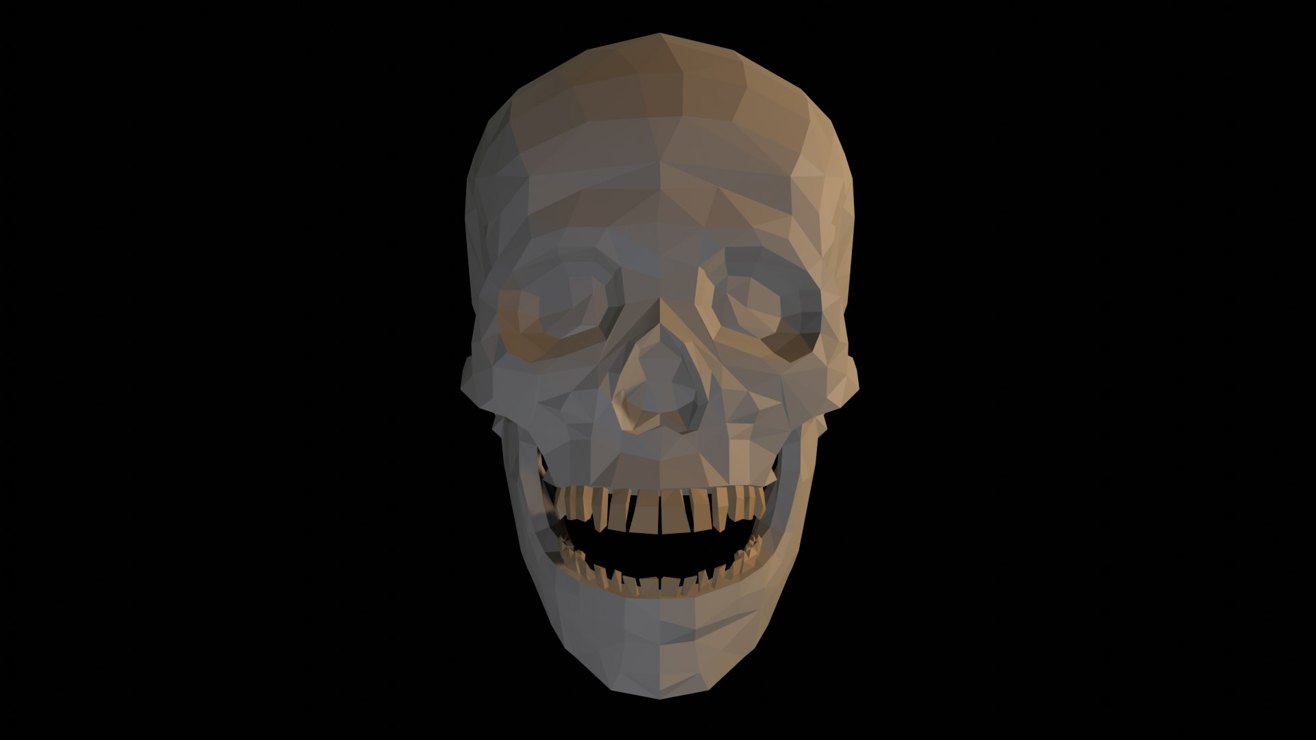 Lowpoly Skull 3D Model - TurboSquid 2344852