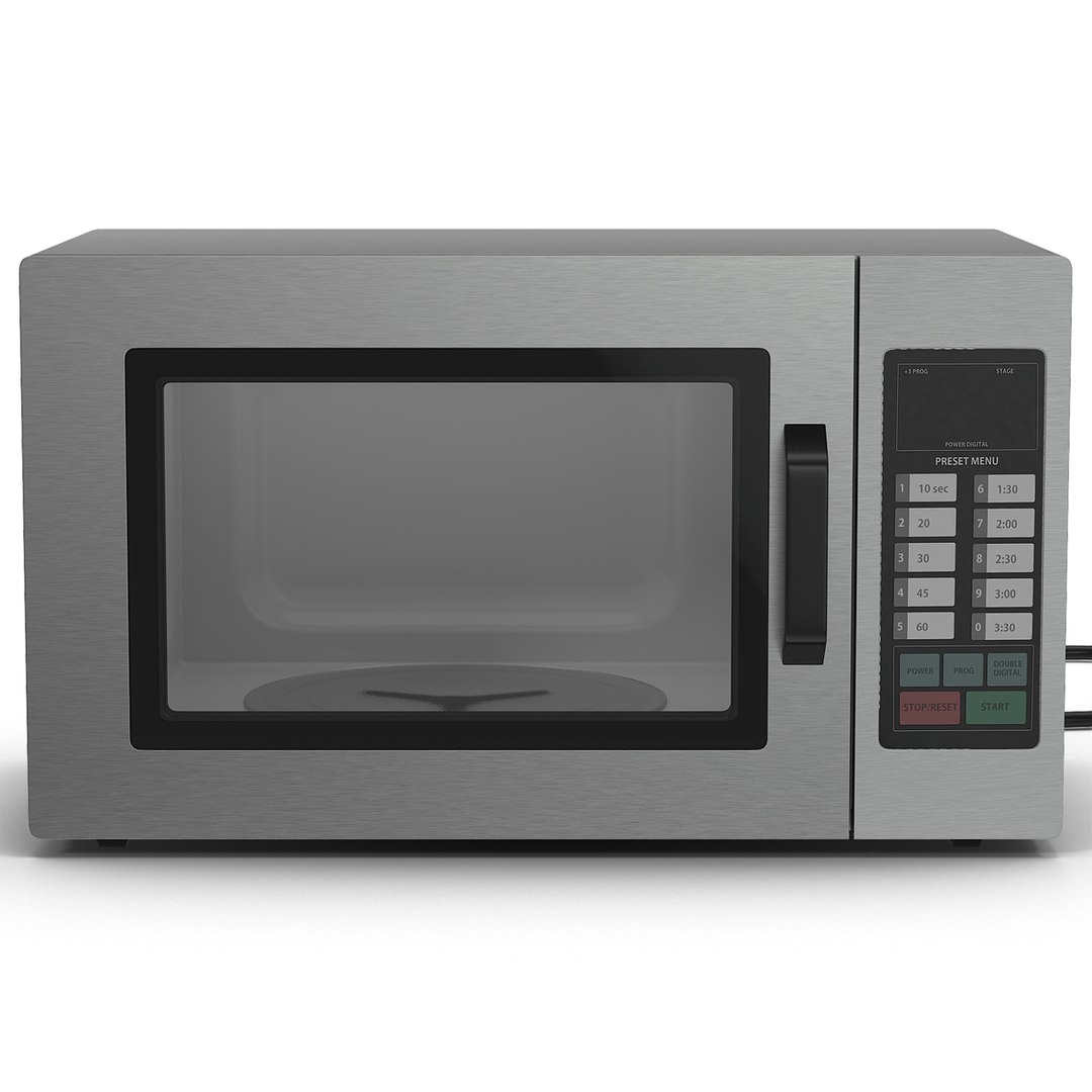 Microwave Oven 2 Generic 3D model preview