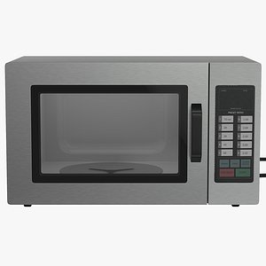 microwave oven 2 generic 3d model