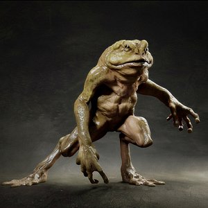 3D Frog creature