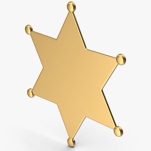 3D Gold Badge