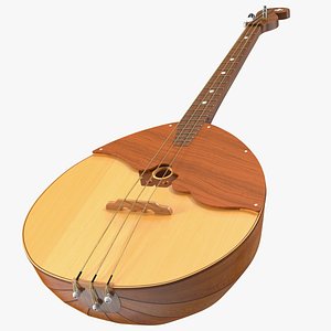 Domra Alto Three String Folk Instrument