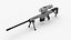 Long-Range Semi-Auto Rifle Gray with Thermal Optic