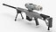 Long-Range Semi-Auto Rifle Gray with Thermal Optic