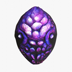 Purple Alien Egg 2 3D model