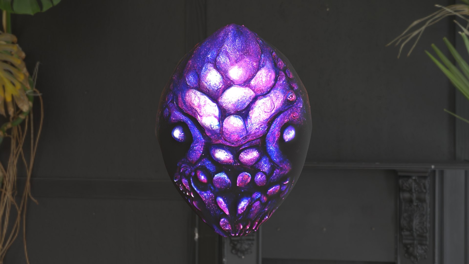 Purple Alien Egg 2 3D Model TurboSquid 1972150
