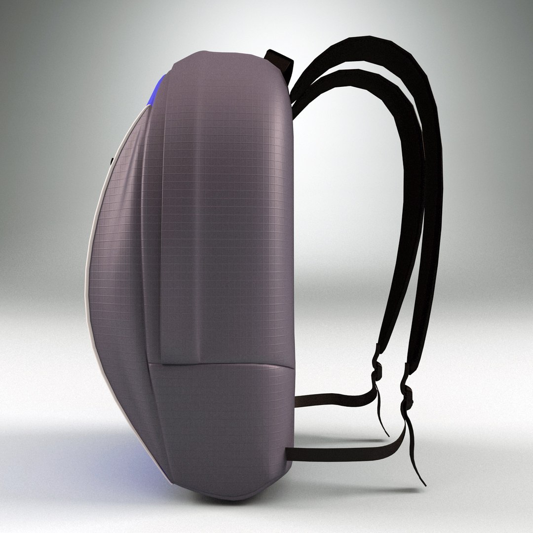 3d model travel backpack