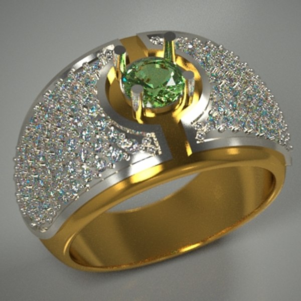 3d model stone jewellery