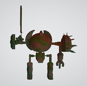 Rusted Mech Robot