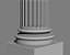 Ionic column circular