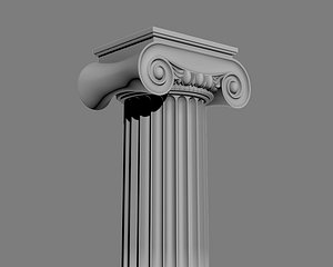 Ionic column circular