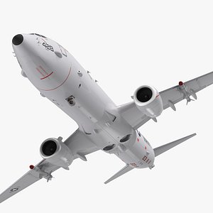 Boeing P-8 Poseidon Military Aircraft Rigged