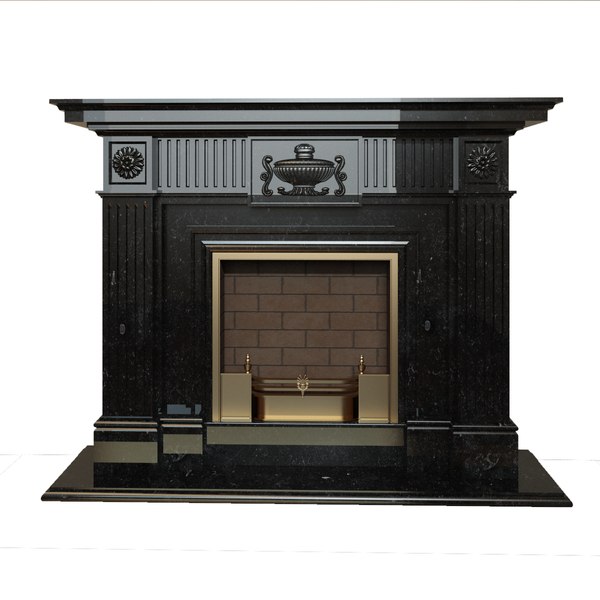 italian fireplace 3d model