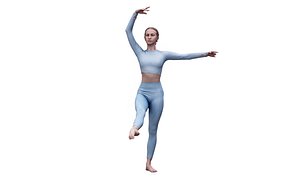 3D cleaned3dscananastasiasportsballet243qRsOYq0n model