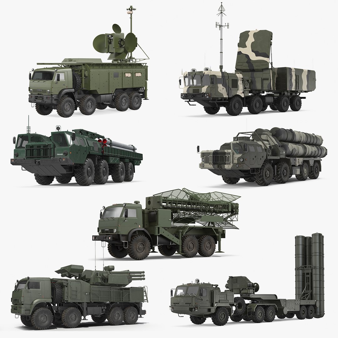 Russian Missile Systems Collection 4 3D model preview