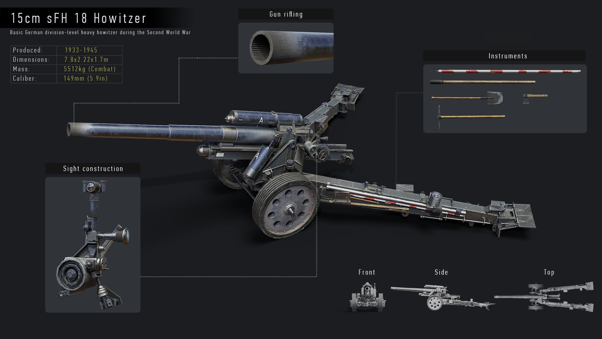 15cm sfh18 howitzer gameready 3D model https://p.turbosquid.com/ts-thumb/JH/Cx83dh/FELorsVr/render0/png/1585558922/1920x1080/fit_q87/72fe0cf6720718c8776f1e152bbd5160fa1855f6/render0.jpg