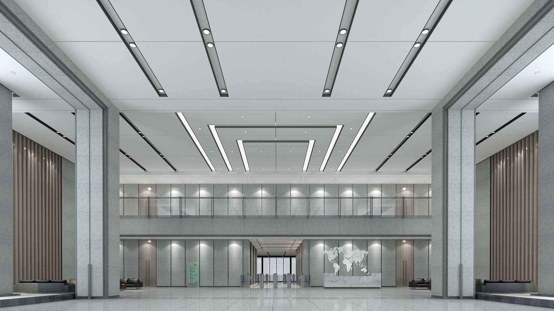 3D Modern Hall 28 - TurboSquid 2158954