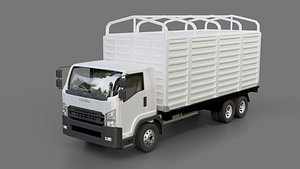 3D Isuzu F Series Cargo Truck 2022