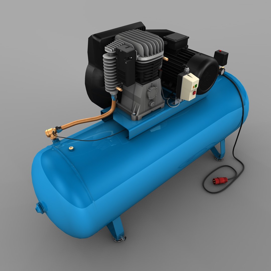 Electric Compressor 3d Model