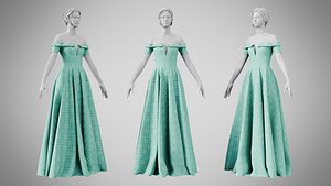Dress 08 Cyan