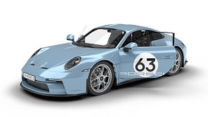 3D Porsche 911 S-T 2024 HQ 3d mode model