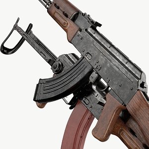 AKM  AKMS Kalashnikov Assault Rifles Game Ready