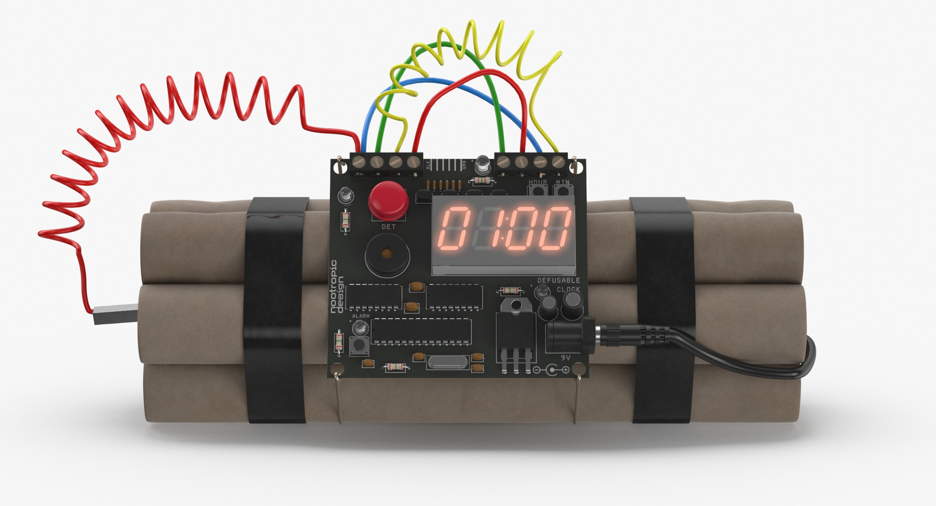 Bomb 01 1 Min 3D - TurboSquid 1662428