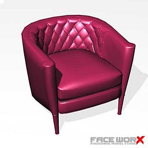 armchair chair 3d max