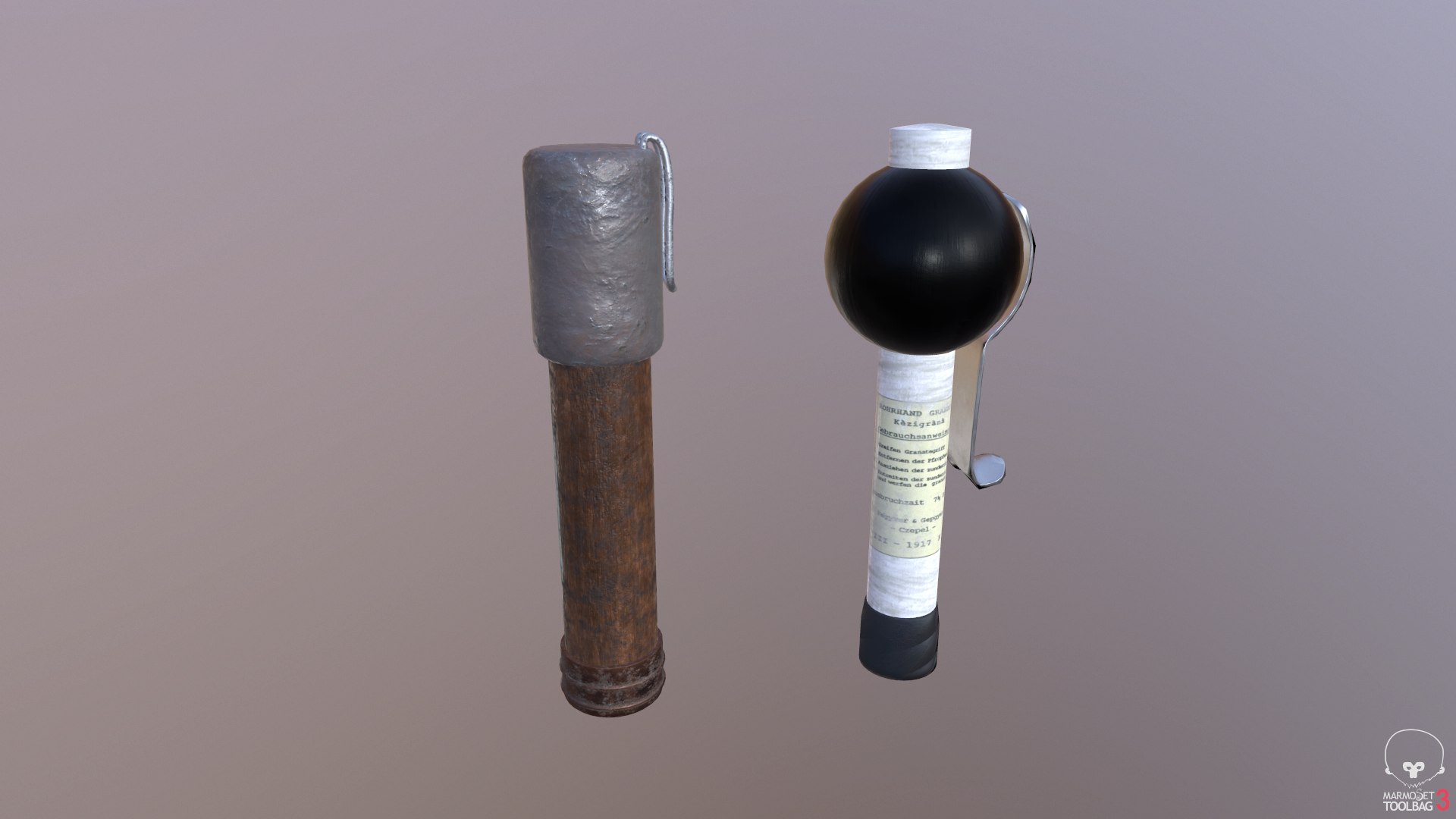 Rohr Grenade Pack Model - TurboSquid 1201942