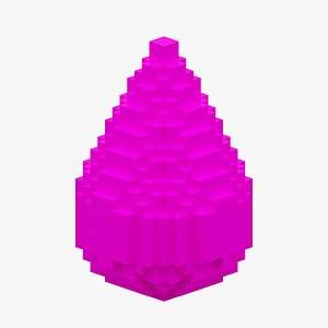 Pink Voxel Drop
