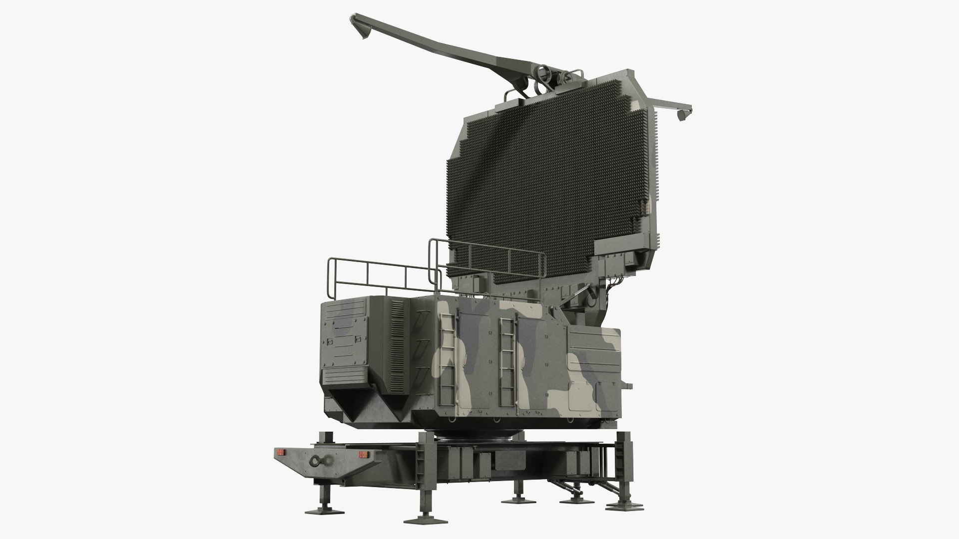 TOMBSTONE 64N6 Camouflage Radar 3D model preview