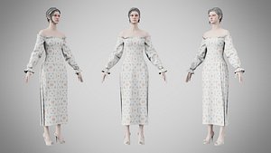3D Dress 13 Pastel Confetti Abstract