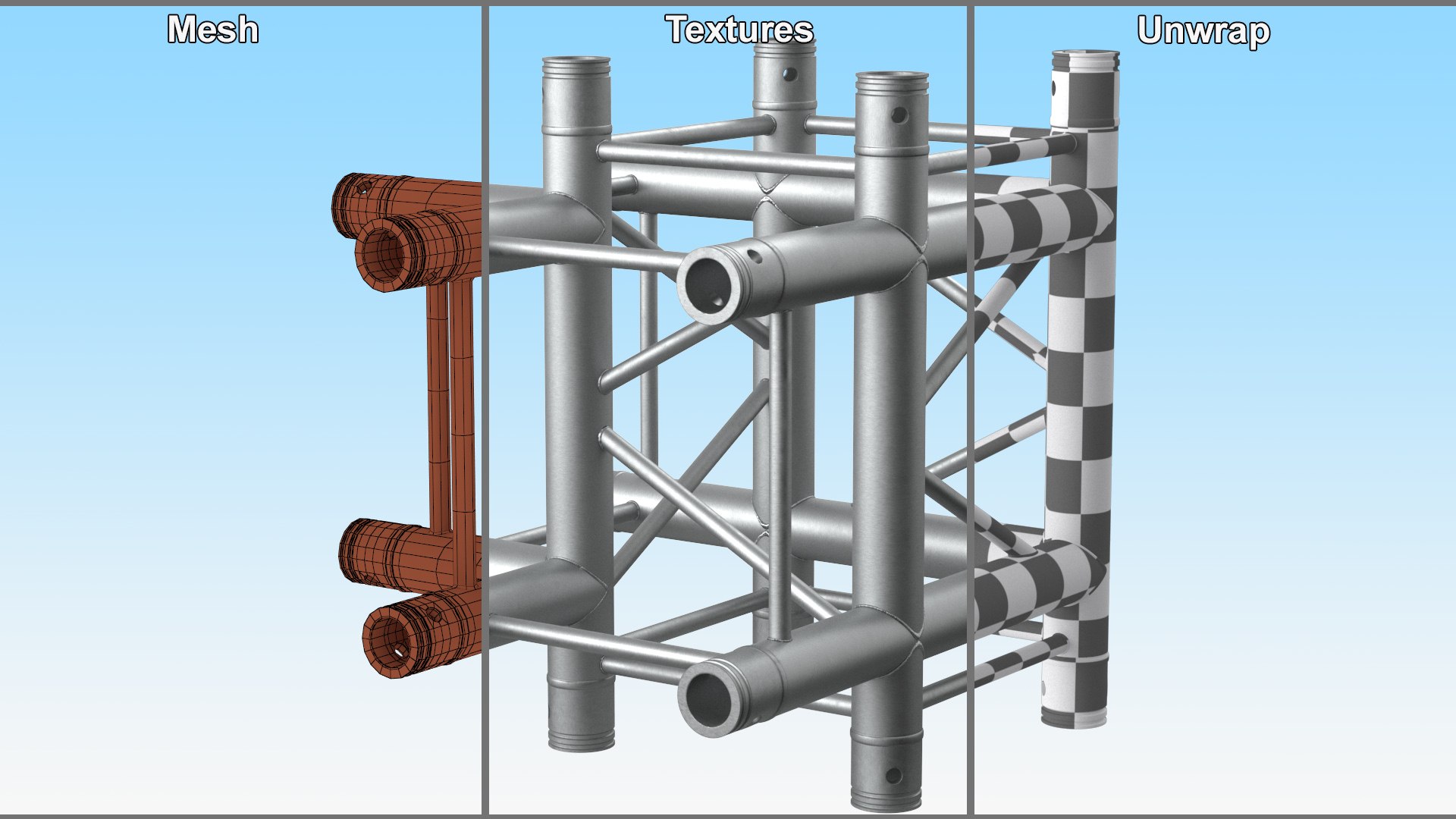 Square Truss Modular 3D model https://p.turbosquid.com/ts-thumb/JH/iy6Nb8/Cq/squaretrussmodularvray3dmodel020/jpg/1723588516/1920x1080/fit_q87/e19db430ea542838eec386e9c712d75dfe81ea61/squaretrussmodularvray3dmodel020.jpg