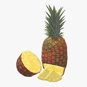 3D model Pineapple Low Poly