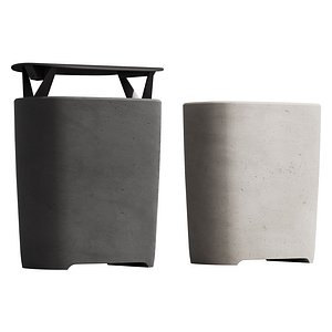 531 exterior and architecture 23 litter bins BETTER by mmcite 3D model