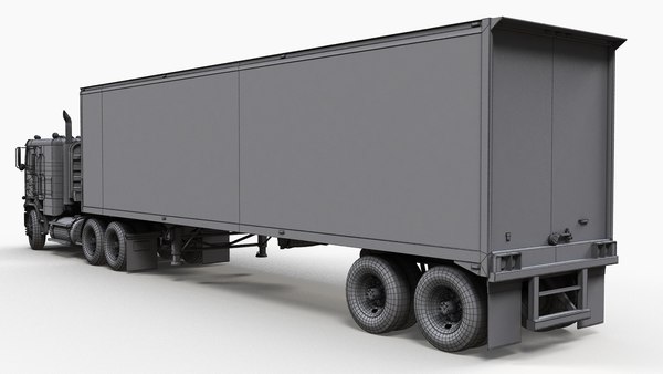 Freightliner Powerliner 드라이밴 트레일러 3D 모델 - TurboSquid 2192654