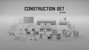 3D construction set model