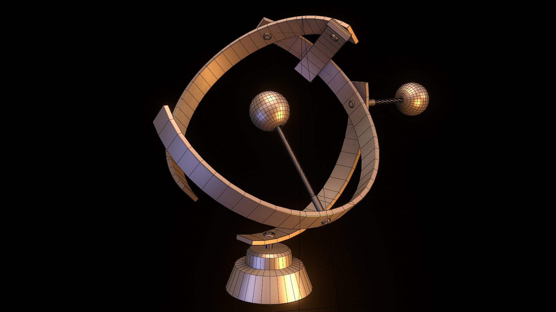 3D Toy Pendulum - TurboSquid 2409669