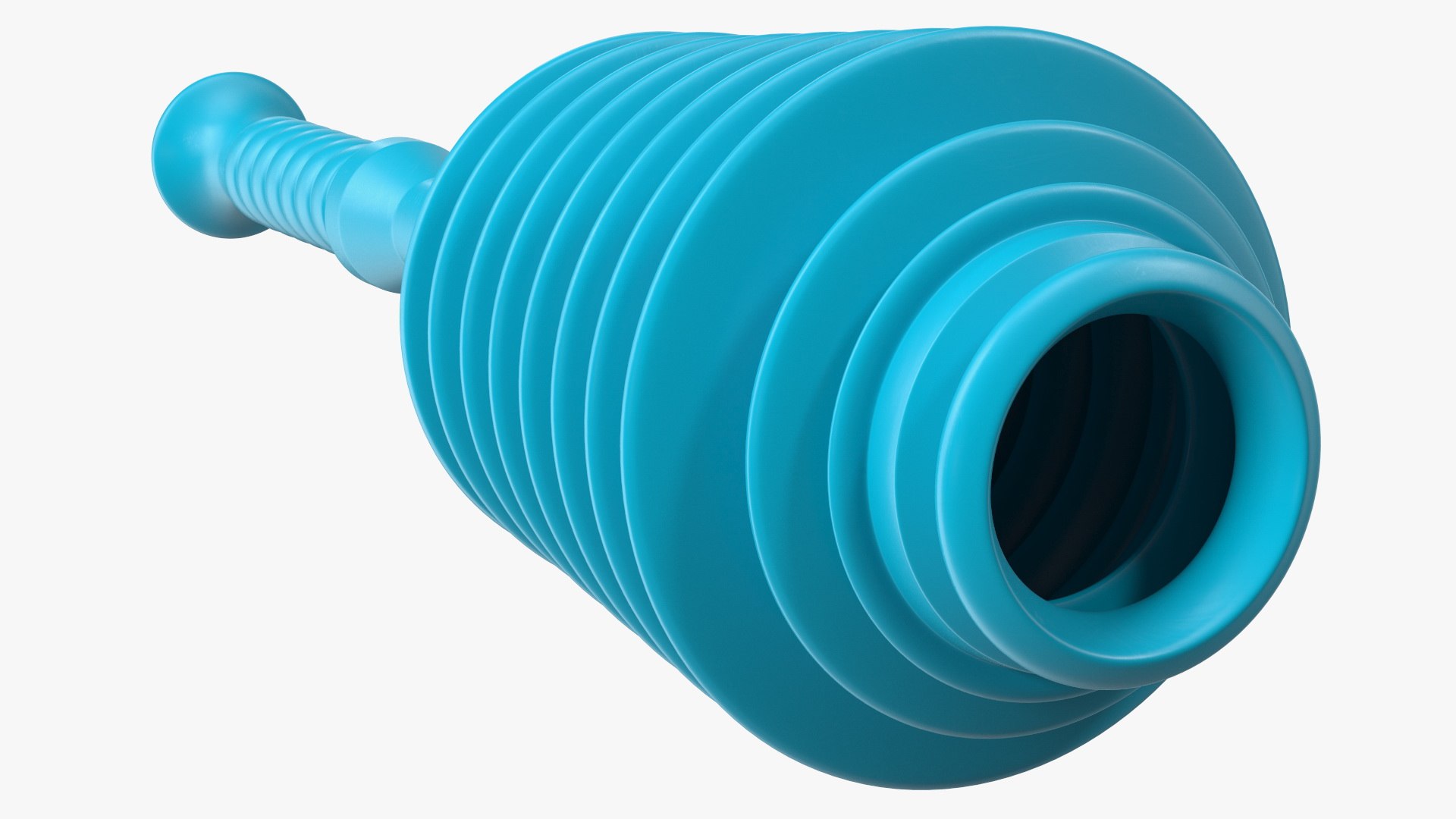 3D Accordion Toilet Plunger Expanded TurboSquid 1720768