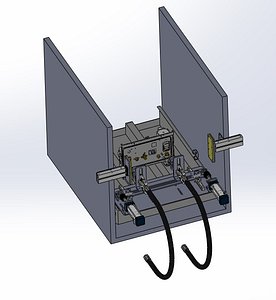 Hydraulic Hose Pipe Connection Device 3D CAD Model 3D model