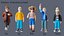 3D Characters 6 13 polygon model