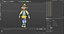 3D Characters 6 13 polygon model