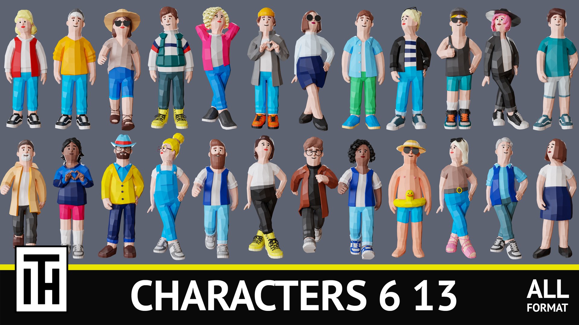 3D Characters 6 13 polygon model https://p.turbosquid.com/ts-thumb/JI/4Ln8uP/Iz/00/jpg/1658678395/1920x1080/fit_q87/613c59955628644cab1694548eac40a32579ef48/00.jpg